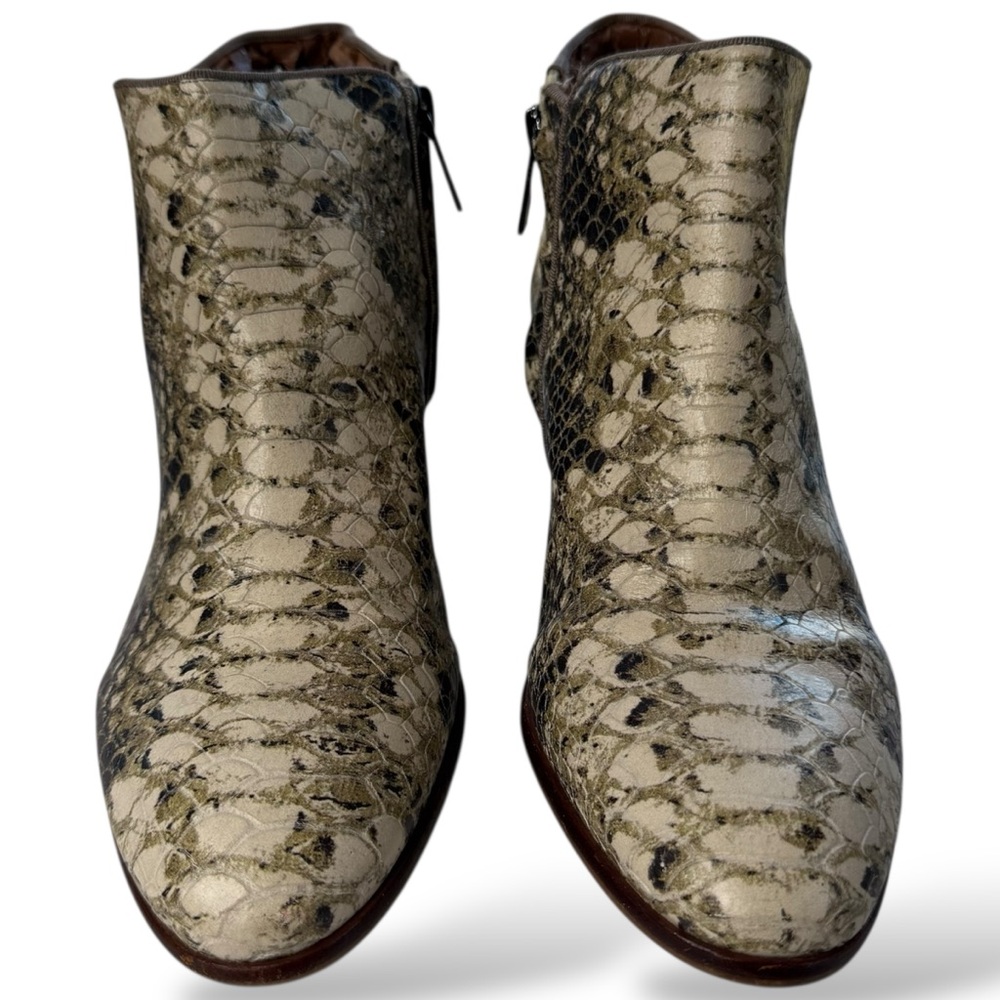 Sam Edelman Petty Roccia Python Pointed Leather A… - image 2